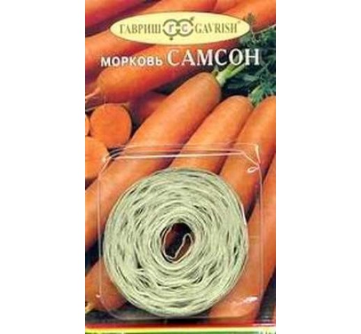 Морковь на ленте Самсон 6 м (Гавриш)