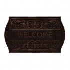 Коврик придверный "Comfort" 45х75см "Welcome", ажурный "Vortex" (медь)
